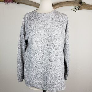 Among equals heathered light gray soft tunic